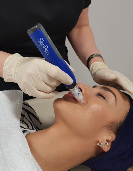 Laser and device treatment