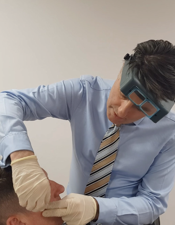 Dermatoscope examination